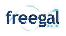 Clickable logo for Freegal Music.