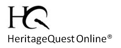 Clickable logo for Heritage Quest Online.